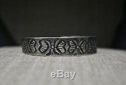 Early Navajo Native American Ingot Sterling Silver Native American Bracelet