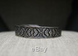 Early Navajo Native American Ingot Sterling Silver Native American Bracelet