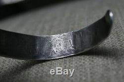 Early Navajo Native American Ingot Sterling Silver Native American Bracelet