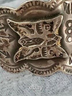 Early Navajo Sterling Old Pawn Bracelet Beautiful Design