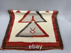 Early Navajo Textile Tapestry Rug Wall Hanging Estate Authentic Hand Crafted
