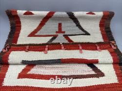 Early Navajo Textile Tapestry Rug Wall Hanging Estate Authentic Hand Crafted