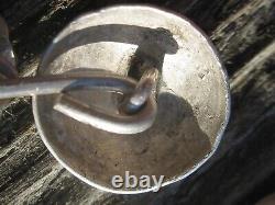 Early Navajo coin silver cape or shaw fasteners c-1915