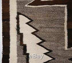 Early Navajo rug, blanket Native American textile weaving Crystal Whirling log