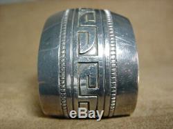 Early Old Pawn Classic Hopi Native American Sterling Silver Wave Cuff Bracelet