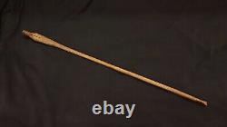 Early Plains Native American wooden Stun Arrow with Bullet Shell blunt Tip