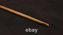 Early Plains Native American wooden Stun Arrow with Bullet Shell blunt Tip