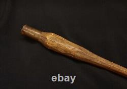 Early Plains Native American wooden Stun Arrow with Bullet Shell blunt Tip