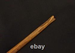 Early Plains Native American wooden Stun Arrow with Bullet Shell blunt Tip