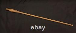 Early Plains Native American wooden Stun Arrow with Bullet Shell blunt Tip