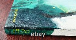 Early R C Gorman Original Oil on Canvas Series of 5 Similar Born of Water Mask