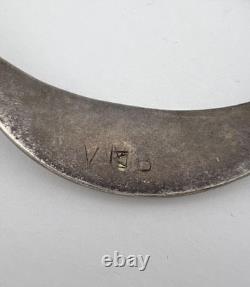 Early RARE Valentino Matilda Banteah Zuni Sterling Silver Eagle Collar Necklace