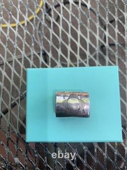 Early Rare Example of Navajo Sterling Silver Pill Box