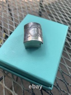 Early Rare Example of Navajo Sterling Silver Pill Box