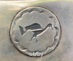 Early Rare Hopi Silver Match Safe Holder Box Container Native American Navajo