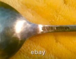 Early Rare Sterling SHREVE & CO NORMAN Hammered Native American Arrow Head Spoon