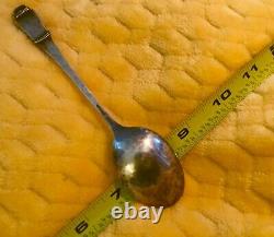 Early Rare Sterling SHREVE & CO NORMAN Hammered Native American Arrow Head Spoon