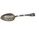 Early Sterling Hand Tooled Stamped Native Designs Fred Harvey Era Spoon