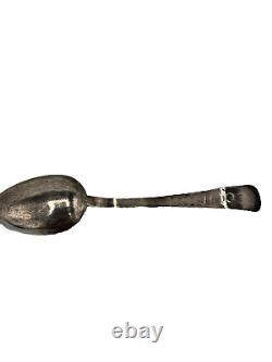 Early Sterling Hand Tooled Stamped Native Designs Fred Harvey Era Spoon