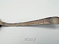 Early Sterling Hand Tooled Stamped Native Designs Fred Harvey Era Spoon