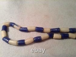 Early Strand Of Hand Made Glass Native American Trade Bead Necklace