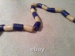 Early Strand Of Hand Made Glass Native American Trade Bead Necklace