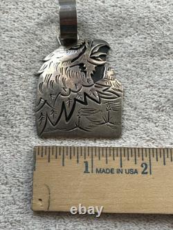 Early Tommy Singer Sterling Eagle pendant