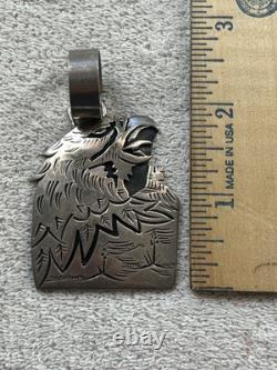 Early Tommy Singer Sterling Eagle pendant