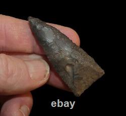 Early Triangular South Texas Authentic Indian Arrowhead Artifact Collectible