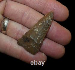 Early Triangular South Texas Indian Arrowhead Artifact Collectible Relic