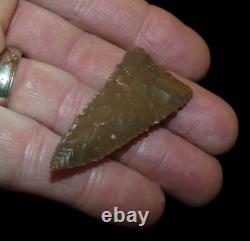 Early Triangular South Texas Indian Arrowhead Artifact Collectible Relic