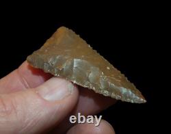 Early Triangular South Texas Indian Arrowhead Artifact Collectible Relic