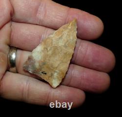 Early Triangular Texas Authentic Indian Arrowhead Artifact Collectible Relic