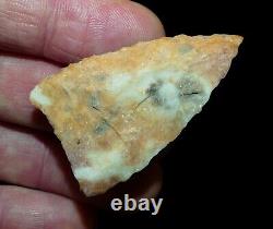 Early Triangular Texas Authentic Indian Arrowhead Artifact Collectible Relic