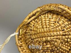 Early Tulare Lake California YOKUT Bottle BASKET Native American Indian