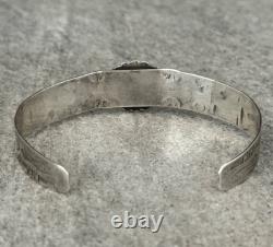 Early Vintage Fred Harvey Era Navajo Cerrillos Turquoise sterling Bracelet