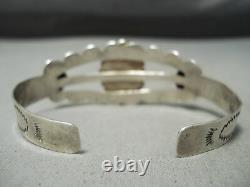 Early Vintage Navajo Royston Turquoise Sterling Silver Bracelet Old