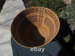 Early Yokuts Native American Polychrome Basket