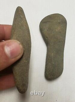 Early native American stone artifacts axes tomahawk plow Pennsylvania