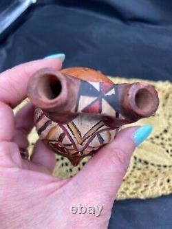 Early unusual handcrafted Native American wedding vase