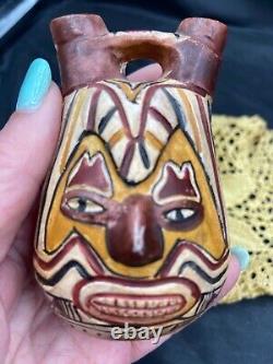 Early unusual handcrafted Native American wedding vase