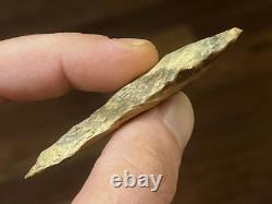 Exceptional Early Triangular Point Texas Authentic Arrowhead Indian Artifact M20