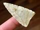 Exceptional Fluted Paleo Early Triangular Point Authentic Arrowhead Artifacts Sa