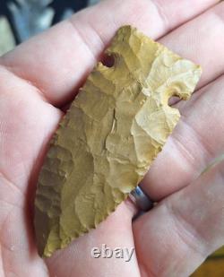 Exquisite River Stained Early Archaic Cache River Arkansas Arrowhead Artifact
