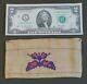 Extra Fine Early 1900 Native American Tlingit Basketery Envelope Butterfly