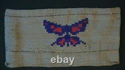 Extra Fine Early 1900 Native American Tlingit Basketery Envelope Butterfly