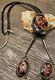 Finest Early Zuni Large Sterling Mudhead Kachina Bolo Tie Matching Tips A Pinto