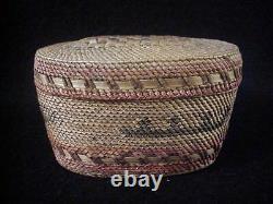 Fine Old MAKAH PICTORIAL BASKET Early 1900s NW COAST NATIVE AMERICAN INDIAN ART
