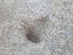 Giant Granite Table (Slick) & Grinding Hole Native American Artifact, Tools