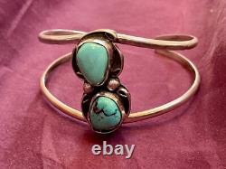 Gilbert Nez ('47-2007), Master Silversmith, An early work. Size 6 3/4 cuff